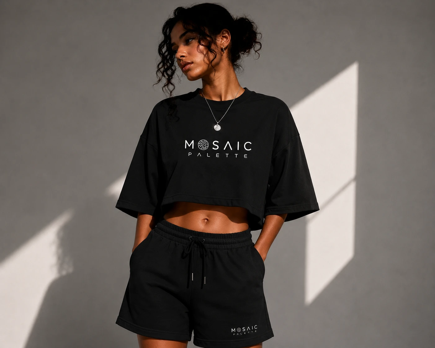Cropped Oversized Tee